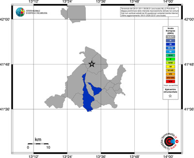 Mappa EMS - territori comuni