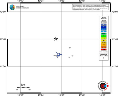 Mappa MCS - territori località