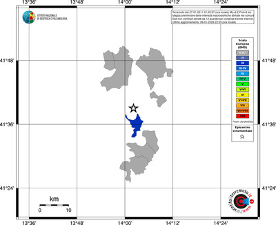 Mappa EMS - territori comuni