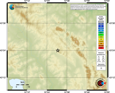 Mappa EMS - località