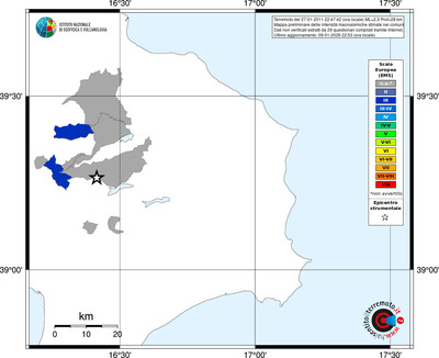 Mappa EMS - territori comuni