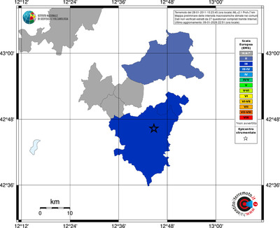 Mappa EMS - territori comuni