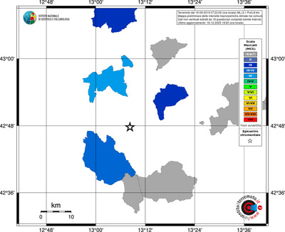Mappa MCS - territori comuni