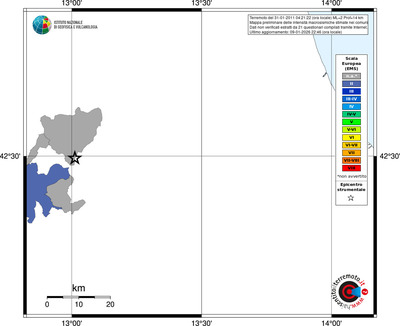 Mappa EMS - territori comuni