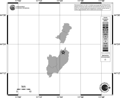 Mappa EMS - territori comuni