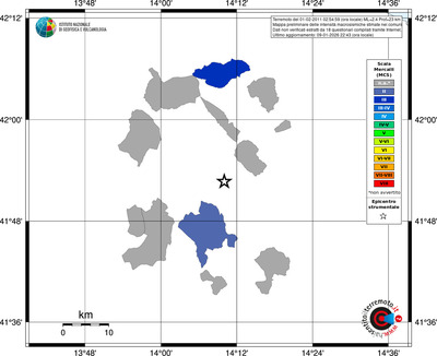 Mappa MCS - territori comuni