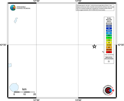 Mappa MCS - territori località
