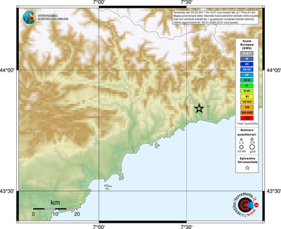 Mappa EMS - località
