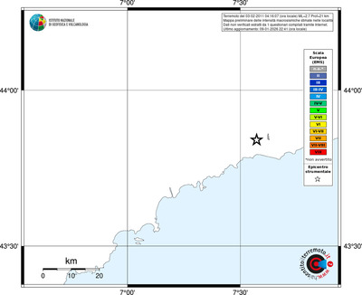 Mappa EMS - territori località