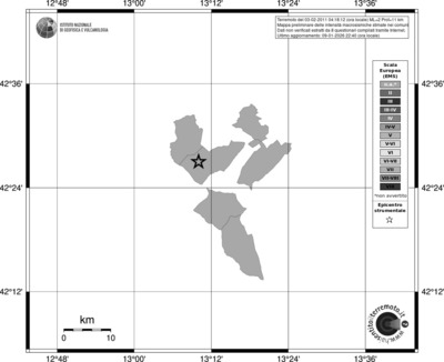 Mappa EMS - territori comuni