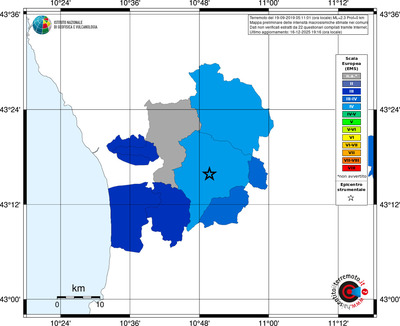 Mappa EMS - territori comuni