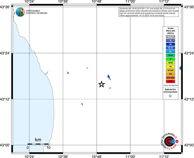 Mappa MCS - territori località