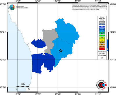 Mappa MCS - territori comuni