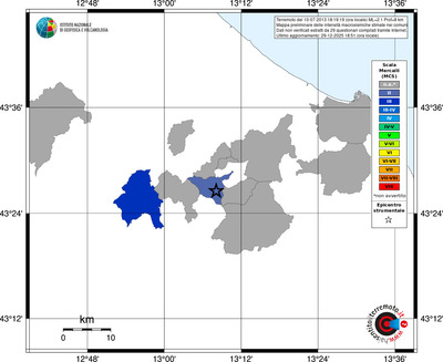 Mappa MCS - territori comuni