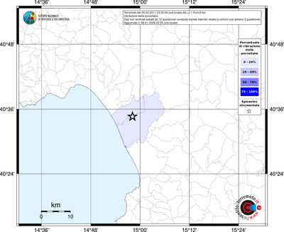 Mappa territorio comunale con almeno 3 questionari