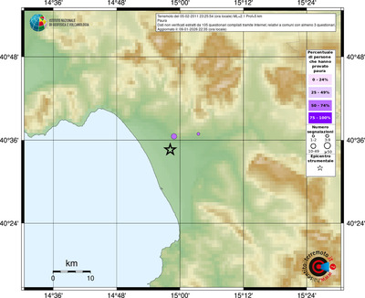 Mappa comuni con almeno 3 questionari
