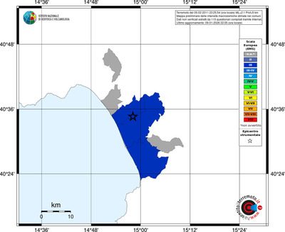 Mappa EMS - territori comuni