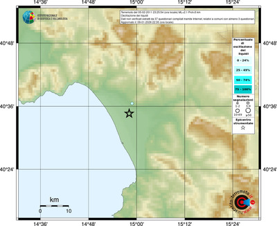 Mappa comuni con almeno 3 questionari
