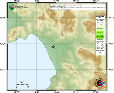 Mappa comuni con almeno 3 questionari