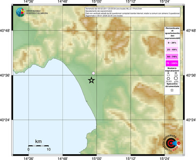 Mappa comuni con almeno 3 questionari
