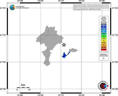 Mappa MCS - territori comuni