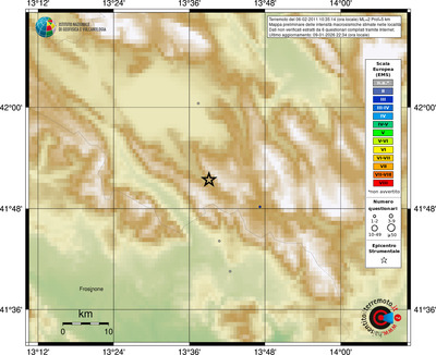 Mappa EMS - località