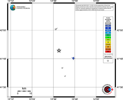 Mappa EMS - territori località