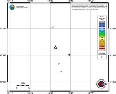 Mappa MCS - territori località
