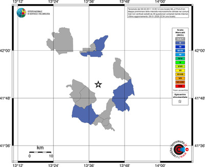 Mappa MCS - territori comuni