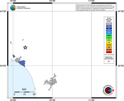 Mappa MCS - territori località