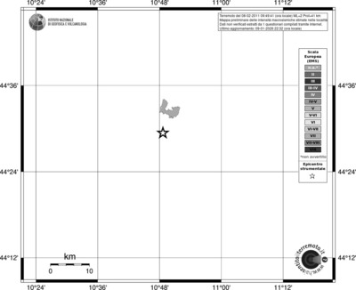 Mappa EMS - territori località