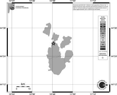 Mappa MCS - territori comuni