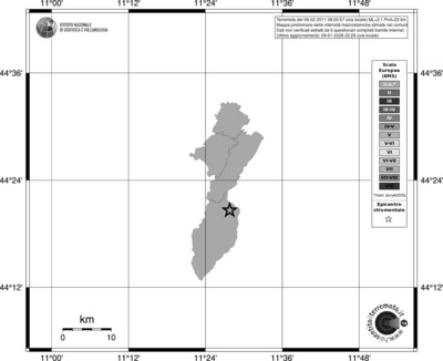 Mappa EMS - territori comuni