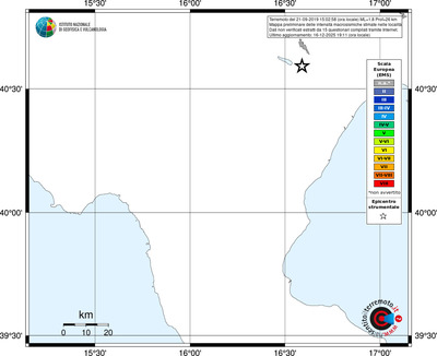 Mappa EMS - territori località