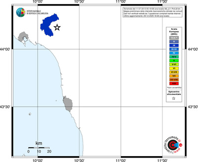 Mappa EMS - territori comuni