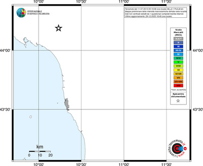 Mappa MCS - territori località