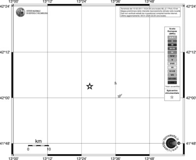 Mappa EMS - territori località