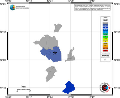 Mappa MCS - territori comuni