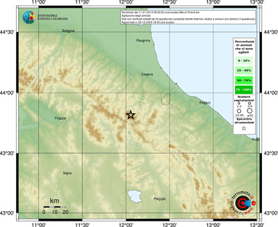 Mappa comuni con almeno 3 questionari
