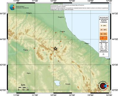 Mappa comuni con almeno 3 questionari