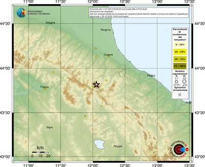 Mappa comuni con almeno 3 questionari
