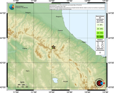 Mappa comuni con almeno 3 questionari