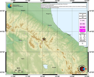 Mappa comuni con almeno 3 questionari