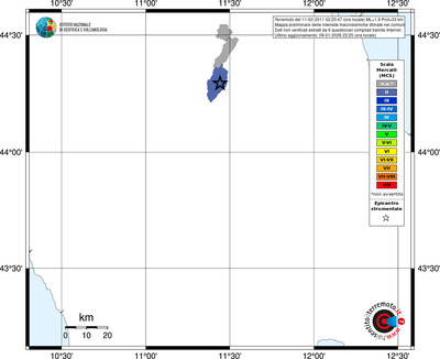 Mappa MCS - territori comuni