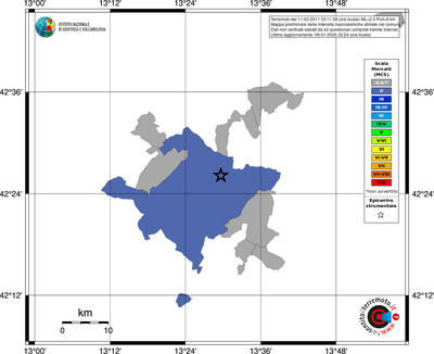 Mappa MCS - territori comuni