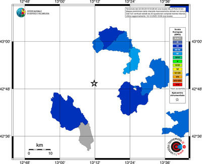Mappa EMS - territori comuni