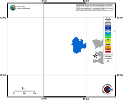 Mappa EMS - territori comuni