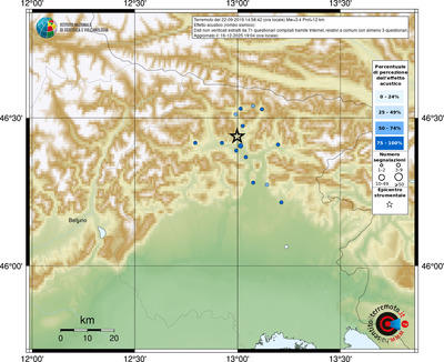 Mappa comuni con almeno 3 questionari