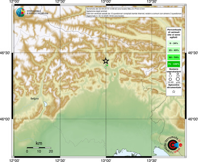Mappa comuni con almeno 3 questionari