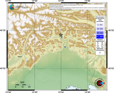 Mappa comuni con almeno 3 questionari